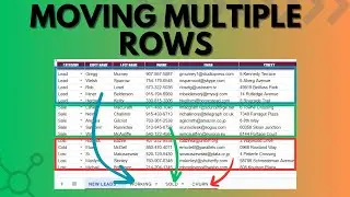 Move Multiple Rows of Data in Google Sheets - Apps Script Tutorial