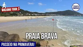 ☀️🏄‍♂️ Aventura e Beleza na Praia Brava Durante a Primavera – Floripa ao Máximo!🌷🏖️