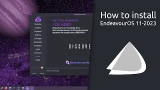 How to install EndeavourOS 11-2023