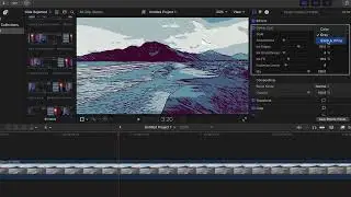 How To Add Video Effects In Final Cut Pro X (Comic Cool)