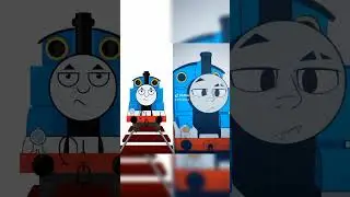 Thomas is so super creepiest 😱⚠️ #thomasanimation