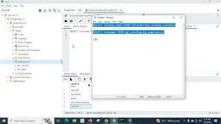 list all schemas in a postgresql database using psql and SQL Query postgreSQL 15  pgAdmin 4 tutorial