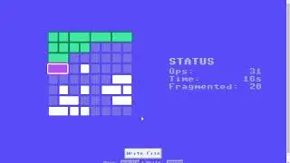 HDDの高速化技術「デフラグ」をゲーム化した「DEFRAG THE GAME」をプレイしてみた