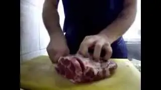 Нож в работе,Cold Steel Kudu
