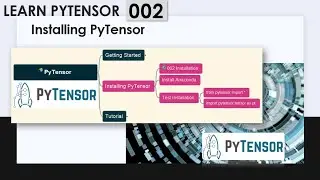 PyTensor 002 - Installation (using pip)