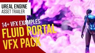 UE5 l Fluid Portal VFX Pack l Unreal Engine 5 (Trailer)