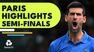 Djokovic vs Tsitsipas; Auger-Aliassime vs Rune | Paris 2022 Semi-Finals Highlights