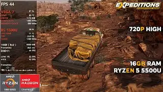 EXPEDITIONS A MUDRUNNER GAME - RYZEN 5 5500U - 16GB RAM - VEGA 7