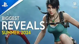 TOP 15 BEST NEW GAMES announced in Summer 2024 with CRAZY NEXT GEN 4K GRAPHICS