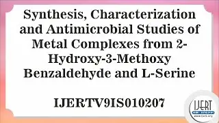 Synthesis, Characterization and Antimicrobial Studies of Metal Complexes from 2-Hydroxy-3.......