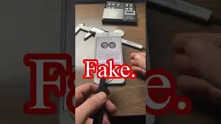 Coin Ping Test - check it, weight it, measure, ping it