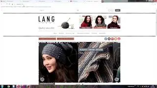 Знакомство с сайтом Lang yarns.Идеи, вдохновение.
