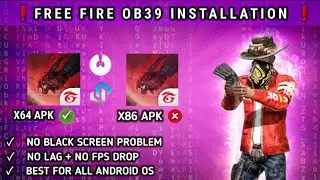 Phoenix os Normal Free Fire ob39 ||No FPS drop + No blackScreen + Fb login||Free Fire Max || 60 FPS