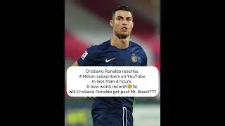 Will Cristiano Ronaldo get past Mr. Beast??