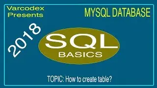 How to create a table in Mysql Database using sql  | Xampp | Tutorial 02