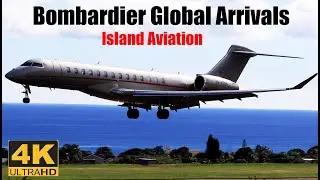 (7) Lovely Bombardier Global Arrivals | 5000 | 6000 | 7500 | St. Kitts Eastern Caribbean