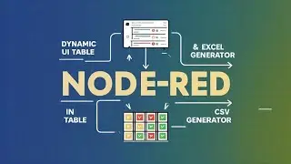 Creating a Dynamic Table and CSV Generator in Node-RED: Step-by-Step Tutorial