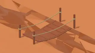 Low poly wooden bridge tutorial Blender 2.8 *subscriber request*