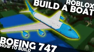 Boeing 747 | How to Build | Roblox Build a Boat | Micro Block Plane | HawkesDad Gaming