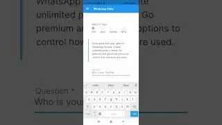 WhatsApp Polls Android App