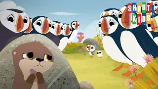 Puffin Rock And The New Friends - Clip: Isabelle Looking After The Little Egg