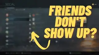 Can't See Friends Online Warzone - Fix Your Friends List