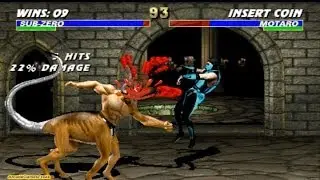 Ultimate Mortal Kombat 3 Classic Sub Zero Gameplay Playthrough