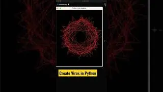 Create Virus using python turtle 