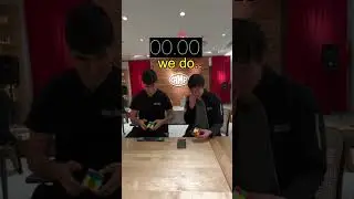 I raced the FASTEST one handed Rubik’s cube solver!
