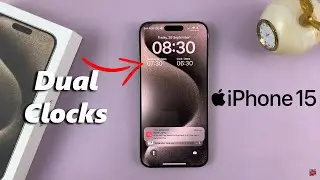 How To Add Dual Clock Widget To iPhone 15 Lock Screen