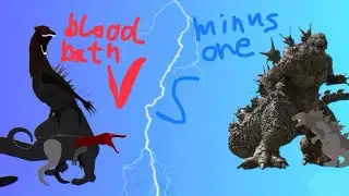 Godzilla bloodbath vs godzilla minus one (sticknodes animation) dino to kaiju