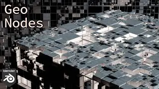 Recursive Subdivision Greeble with Geometry Nodes || Blender 3.0 and 3.1