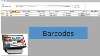 How to Set up Barcodes in Micros Simphony