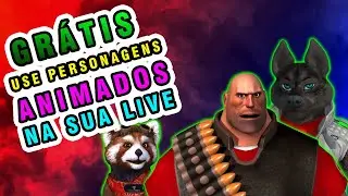 [GRÁTIS] Como Fazer Live com Personagens no OBS Studio (Animaze 2025)