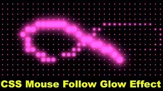 CSS Mouse follow glow animation hover effect, CSS Animation tutorial, cyber warriors, Web Designing