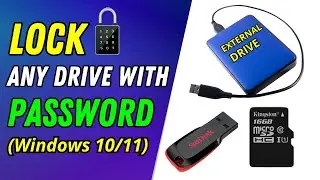 (SECRET METHOD) - How To Lock My Computer Drive With Password || Lock Drive With Password Windows 11