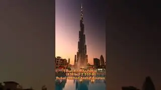 Top 10 tallest buildings in the world 2024 #top10 #shortvideo #shorts