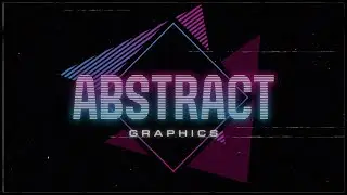 Retro 80s Abstract Graphics Title Template for Premiere Pro