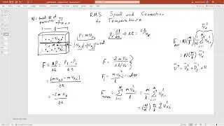 Kinetic Energy, Temperature, and RMS Speed