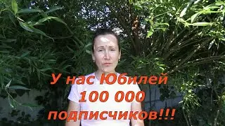 У нас Юбилей 100 000 подписчиков!!!