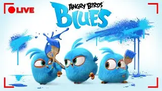 🔴 LIVE Angry Birds Party | Blues All Episodes 💙