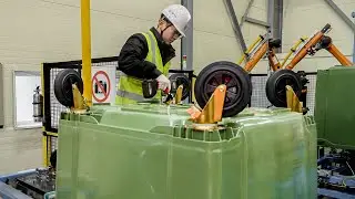 Process of making Wheelie Bin. Korean Wheelie Bin Factory