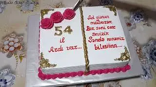 Cake decoration🎂Tortun Bəzədilməsi Kitab tortu  ad günü tortu