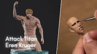 Sculpting Attack Titan Eren Kruger | Attack On Titan | Shingeki No Kyojin