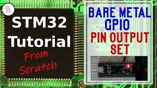 100 - STM32 Tutorial: Bare Metal GPIO Pin Output & LED Control from Scratch with Keil uVision 5 🚀