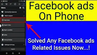 how to chat Facebook support &  solved any ads related issues with mobile phone