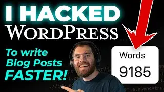 HACKING WordPress to write Blog Posts FASTER - Blogging Tips Gutenberg + Table of Contents