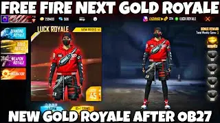 free fire new gold royale bundle || next gold royale free fire || free fire gold royale new update