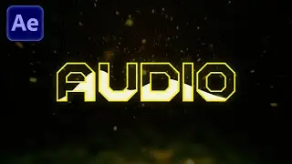 TEXT AUDIO SPEKTRUM in After Effects [Tutorial Deutsch]