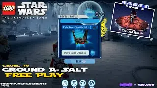 Lego Star Wars The Skywalker Saga: Lvl 40 Ground A-Salt FREE PLAY - HTG